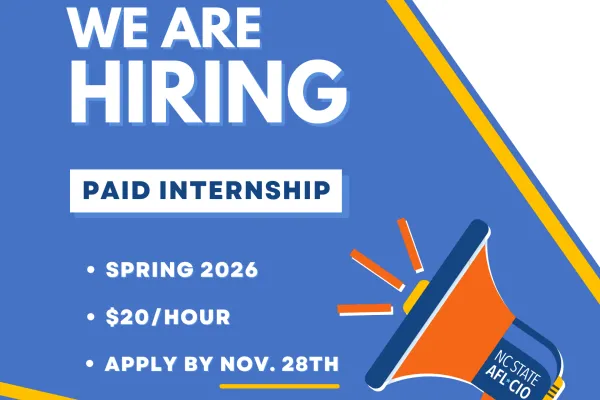 graphic promoting paid internships