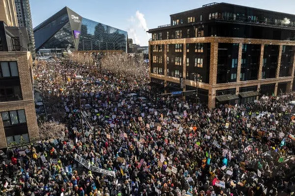 50,000 March against ice occupation in Minnesota